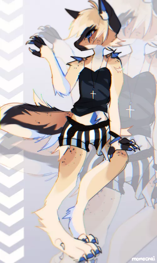 Scene (art by me, character is not mine) by momochaiix