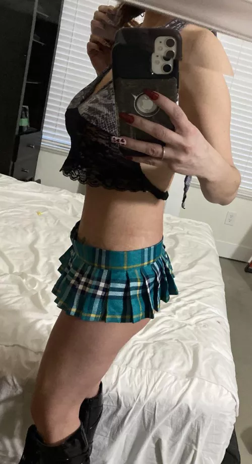 Schoolgirl outfit by firewalkwithme01