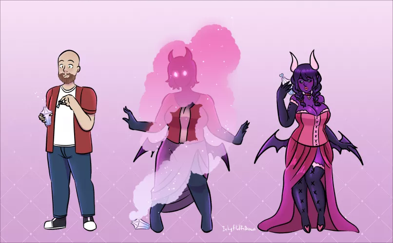 Secret Desire Perfume by Inkyfluffdraws (TGTF, Succubus) by not4myprimary