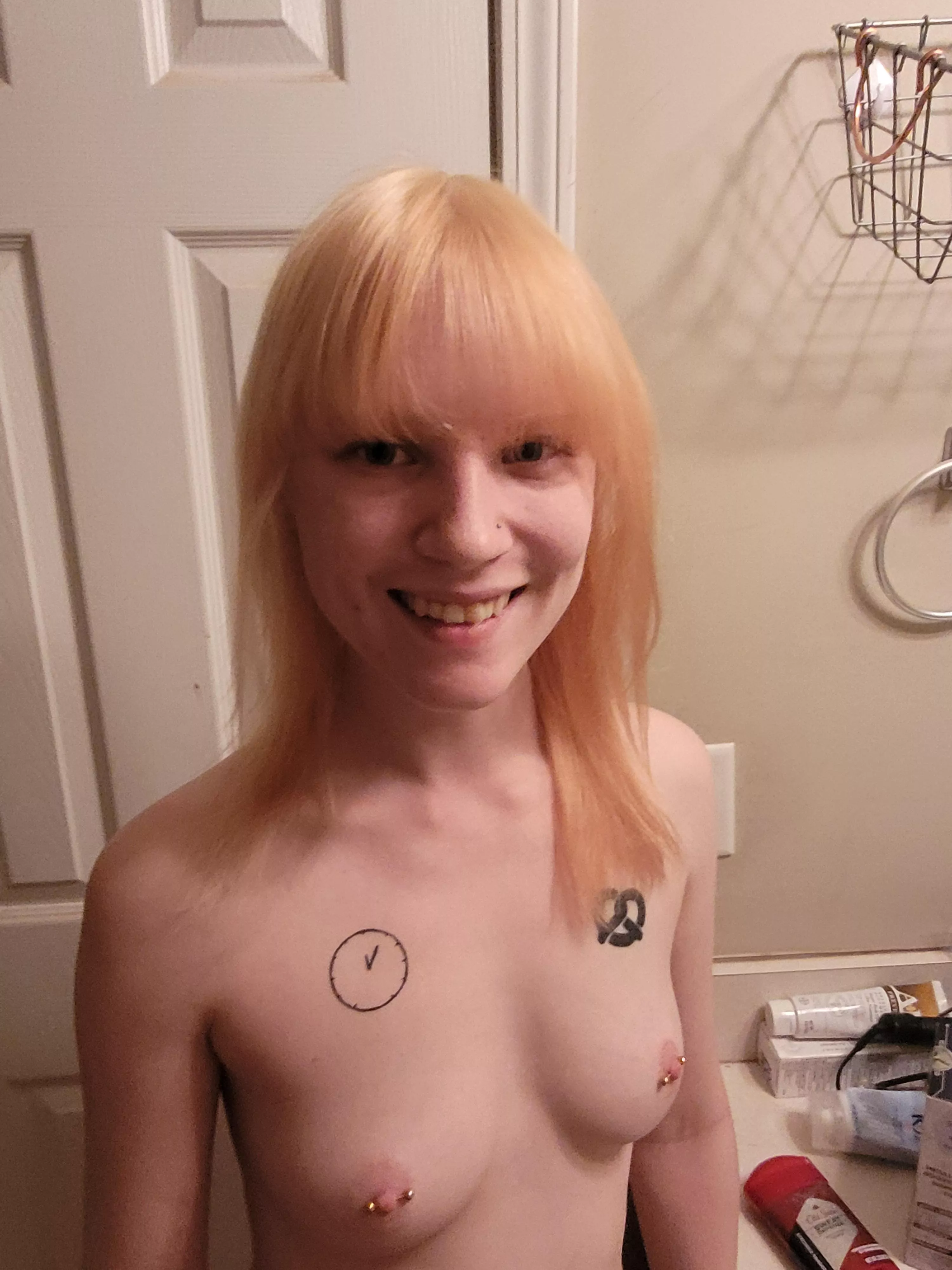 Secy smily wife with some pierced nips posted by DaddyBear1337