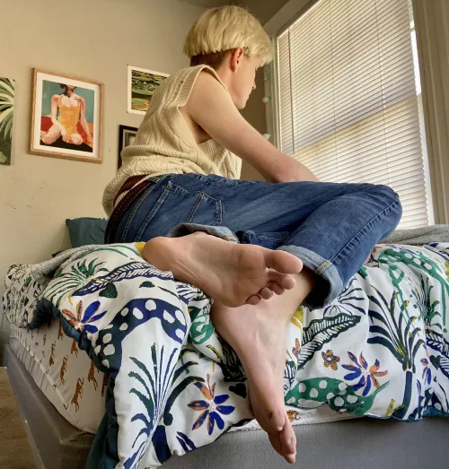 See if you can get my attention. by BlondeBoyFoot