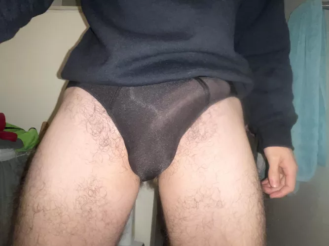 See through Bulge on my 8 inches 👁 by AverageGuyAround