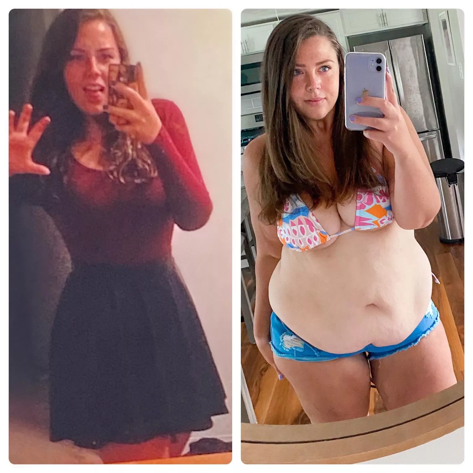 Seeing a friend tomorrow I haven’t seen since I looked like I did on the left 😅 posted by cjccannot