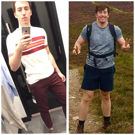 Seeing as y’all liked it so much last time… here’s a little gym progress pic (~2 years) 💪🏻 by Zealousideal-Exam784