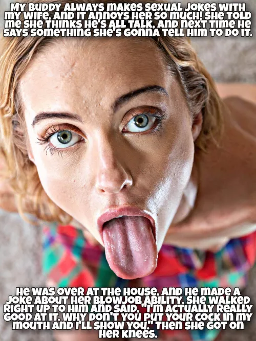 Seeing if he's all talk. by WantToBeSharer