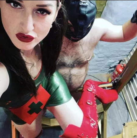 Seeing you obediently submissive gives me a lot of joy,all you have to say is yes mistress...you have no choice you little filthy worm by mistressdominatrix92