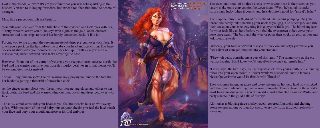 Seeking Out New Adventuring Partners Part 3 [Rough] [Pubic Hair] [Sweat] [Smell] by SteampunkJester