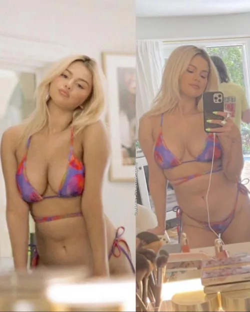 Selena Gomez Blonde by Trolldaddy6