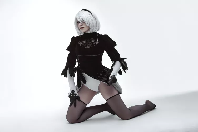 [self] 2B cosplay by Sakura Loli by Sakura-Loli