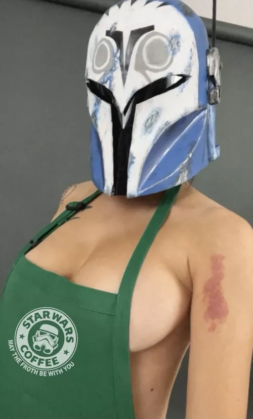 [self] Welcome to Bantha Bucks, what can I get you? By @kayj.cosplay by kjora