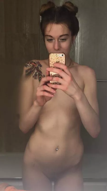 Selfie after a steamy shower 💦 by ILoveAlanaRose