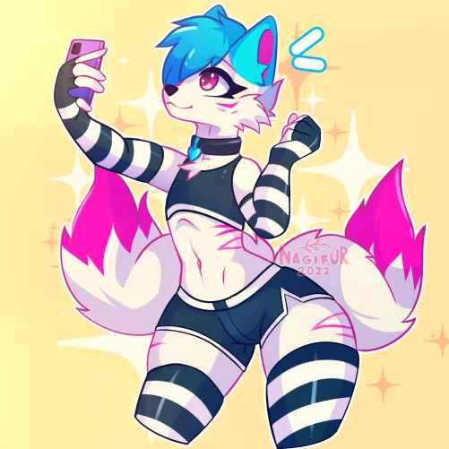 Selfie Commission ✨ | Art by me @nagifur by nagifur