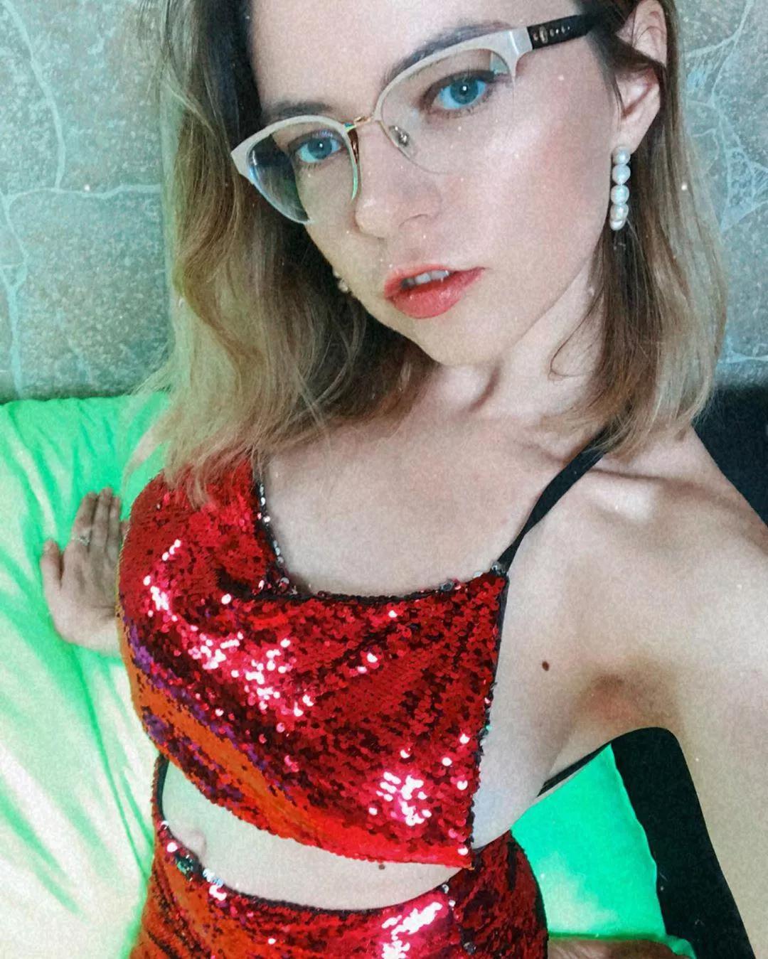 Selfie posted by SarasCaptions