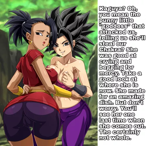 Self-proclaimed goddess tries to fight Saiyans, gone wrong by RealEstateAss