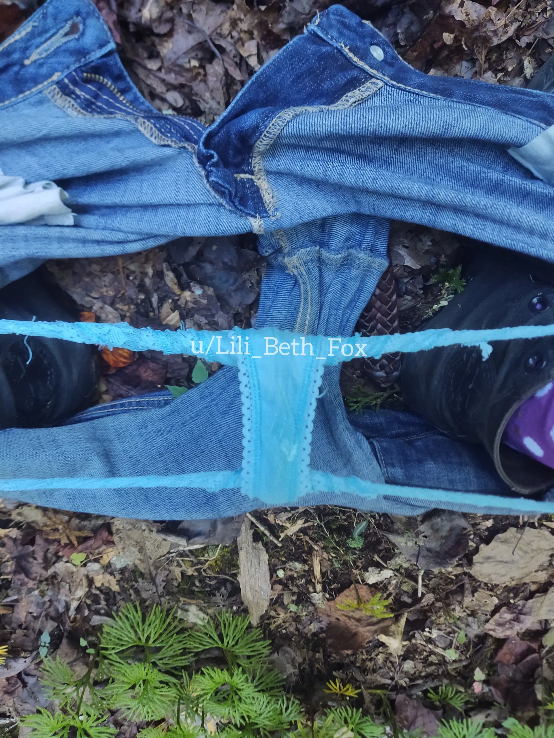 [Selling] 8 mile hike? ☑️. Peed outside? ☑️. Wiped after??? ❌. These are sweaty and sticky!! Kik Lili_Beth_Fox to make them yours! posted by Lili_Beth_Fox