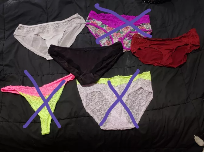 [SELLING] 🎅 🎄⛄Christmas/End of the Year SALE!! ❄🎉🎊 All panties with lace on them are half off through December 31st! 😲 Treat yo'self! 🎁💜 ⏩ SERIOUS BUYERS ONLY ⏪ 💸 Cashapp, Venmo, Amazon GC accepted 💸 ✖Crossed out pai by DezrtBat