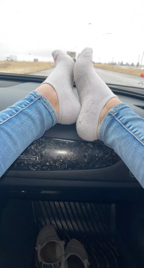 [selling] My well worn road trip socks! 😊 they made the car so smelly! by Misslux25