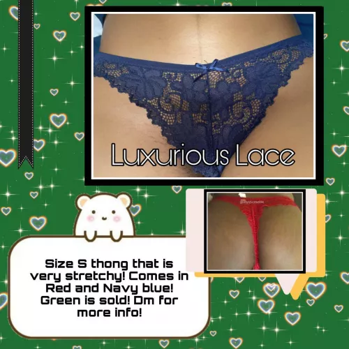 [selling] Size M thong that sits perfectly between my checks! Get them strongly scented before they’re gone! 🍑🦋 by mysticmel94