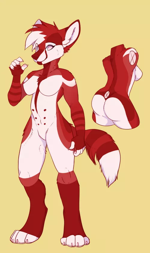 Selling this wonderful foxy design for 15$! Design by chaoticguts base belongs to chesta comment down below to claim! by Chaosguts