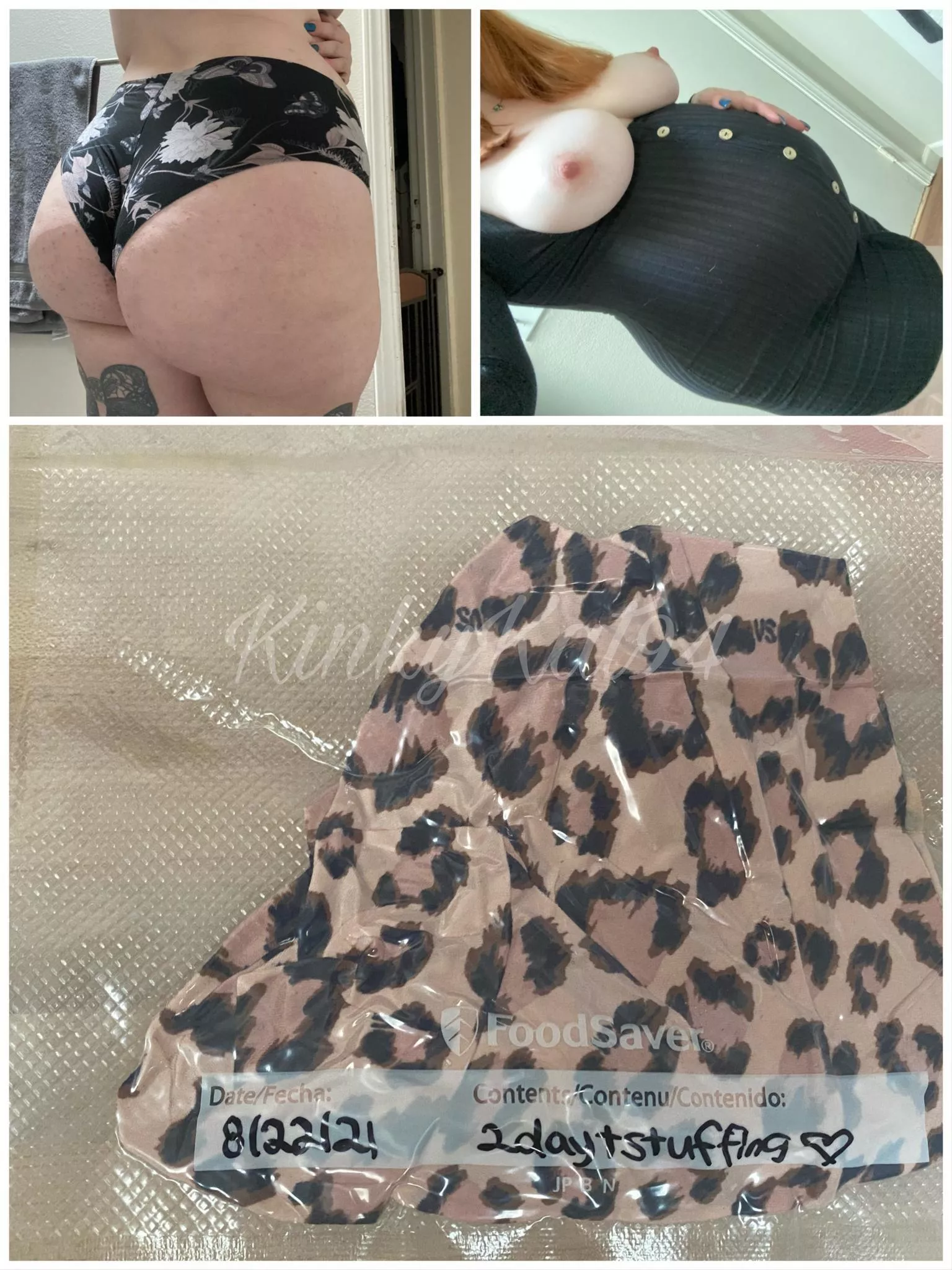 [Selling] [US] 44 days or less to get your own pair of vacuum sealed Creamy pregnancy panties!🤰👅 Link to drawer and pricing for add ons in comments👙Kik xredheadbeautyx to buy or Telegram xkatastrophic posted by KinkyKat94