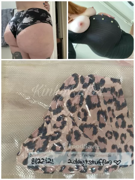 [Selling] [US] 47 days or less to get your own pair of vacuum sealed Creamy pregnancy panties!🤰👅 Link to drawer and pricing for add ons in comments👙Kik xredheadbeautyx to buy or Telegram xkatastrophic by KinkyKat94