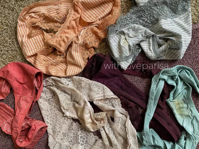 [selling] you’ll love my strong scent! check out my panty drawer and choose which pair i can play in for you 😇 by withloveparisa