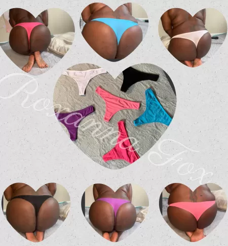 [Selling][USA]Creamy cum in every pair. Check out the new thong collection! Link to panty drawer, prices & extras in comments by RoxtheFox07