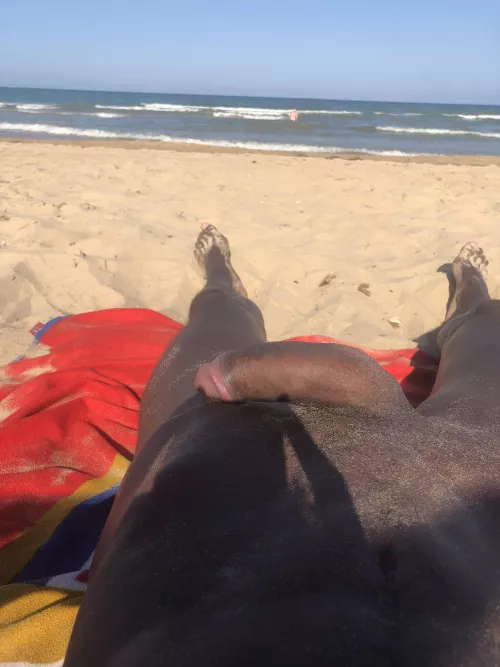 Semi on a Spanish beach… 🏖😋 by Alive-Top1036