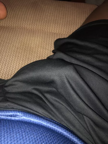 Semi on the sofa by Uwbnd