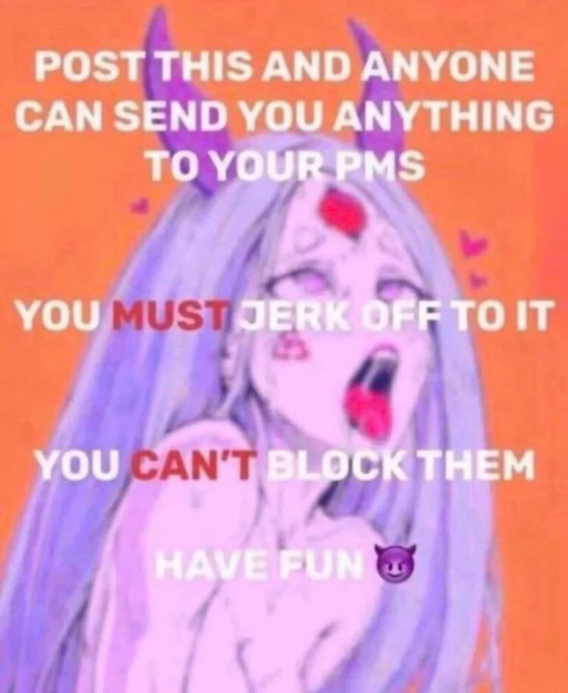 Send me anything posted by hdhdjdjhgggcf