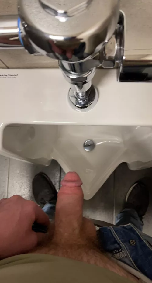 Sent this pic to my buddy while I was at work, he actually came to give me a visit when the store slowed down and he sucked me in a stall for a few minutes. Wish I would have gotten a pic or video but didn’t have time. 😔 by StayYoungHaveFun