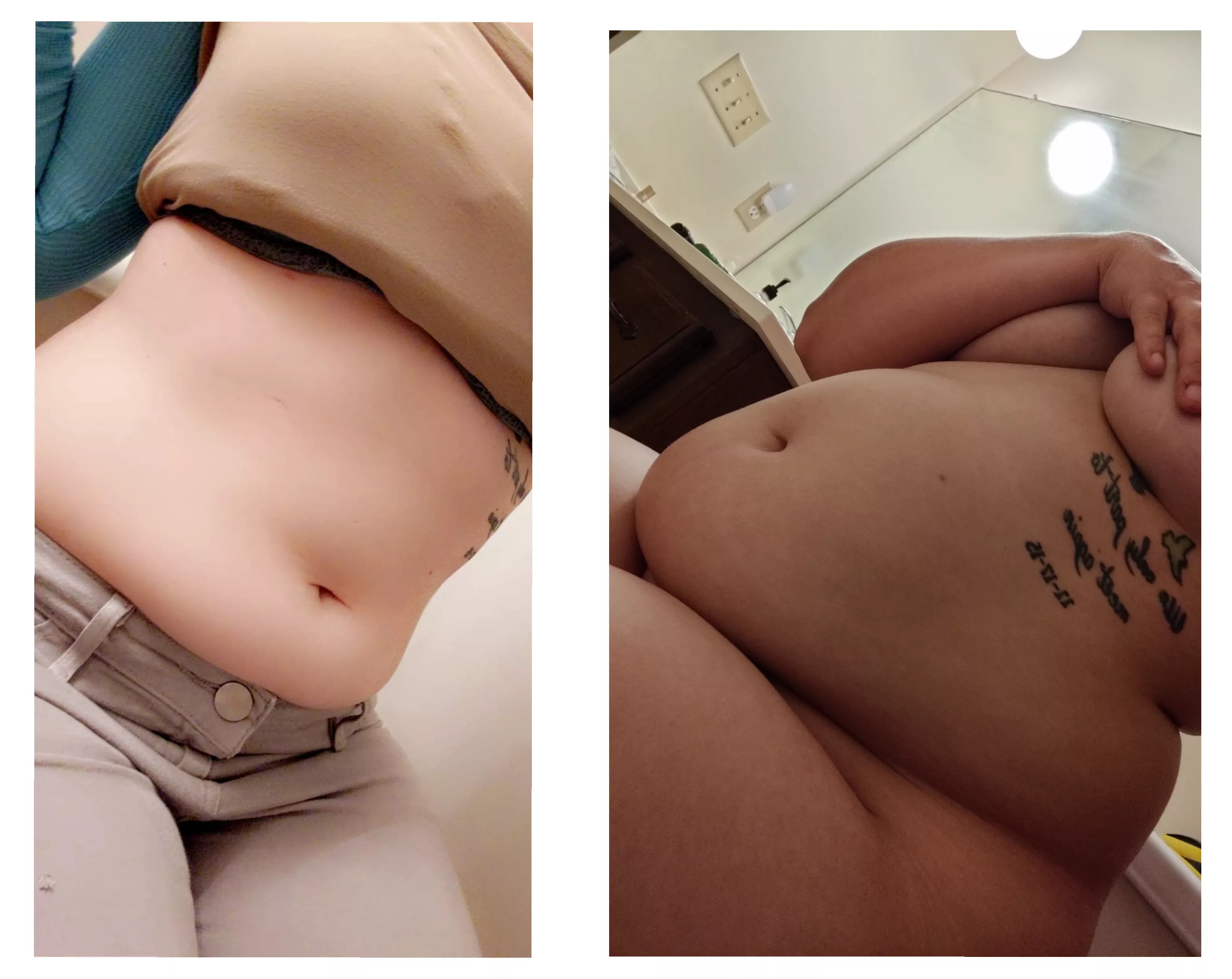 September vs Now 🤤 posted by StuffedSofie