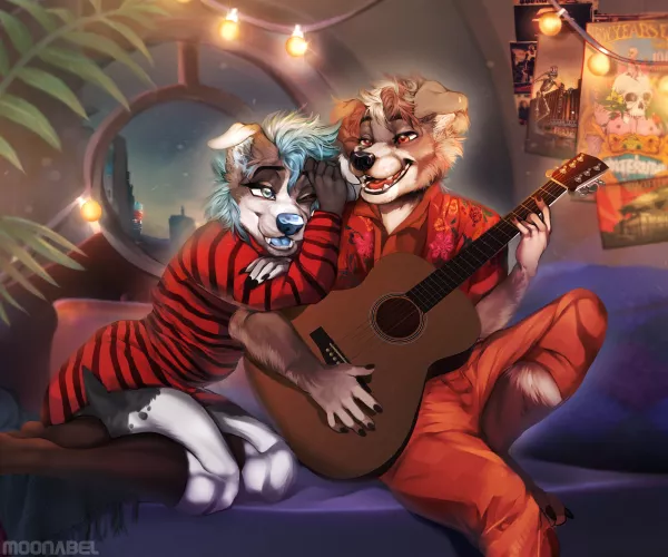 Serenade <3 commission artwork done by me, @moonabel on FA by GalaxyStrip
