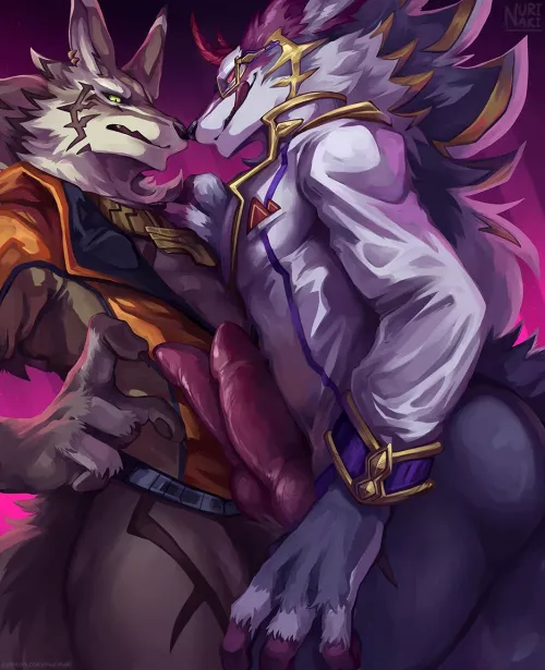 Seth and Bael (Nurinaki) by TangentYoshi