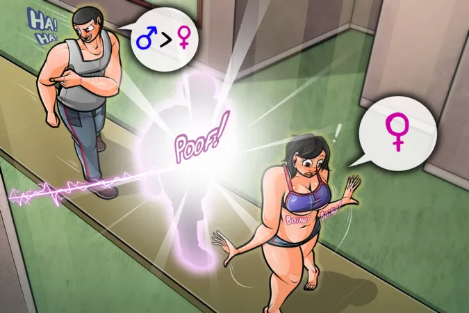 Sexist Punishment by TGedNathan by tffun77