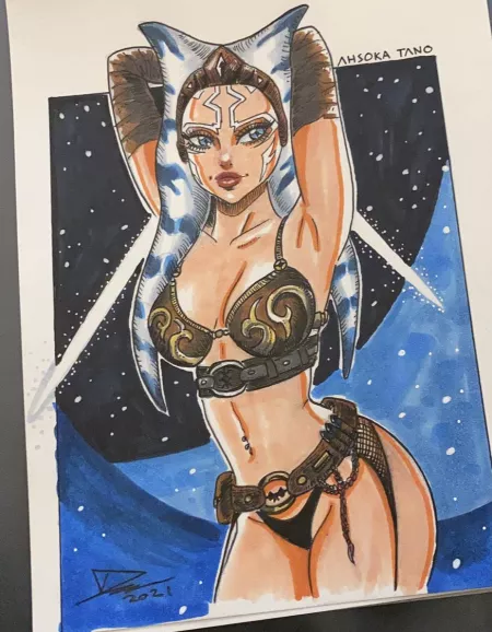 Sexy Ahsoka Tano 🥰 Art by me ( darko_tattoo ) by Darko_tattoo