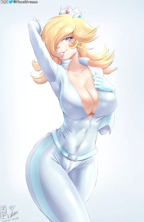 Sexy Bike Suit Rosalina (Viejillox ) [Mario] by sequence_string
