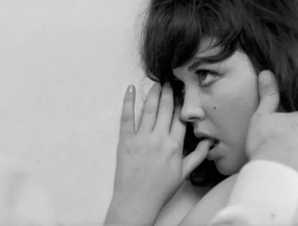 sexy brunette nibbles her fingers by doctorfappington