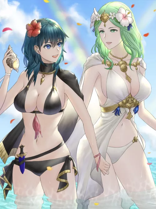 Sexy Byleth & Rhea (Fire Emblem Series) by Key_Temperature_1845