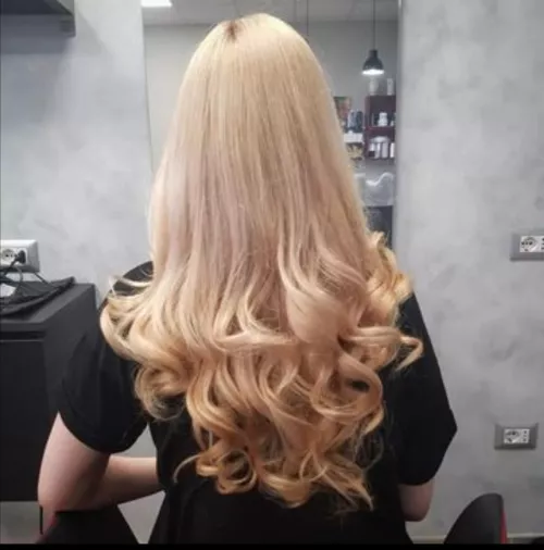 Sexy golden curls 😍 by CurvyGoddess_1