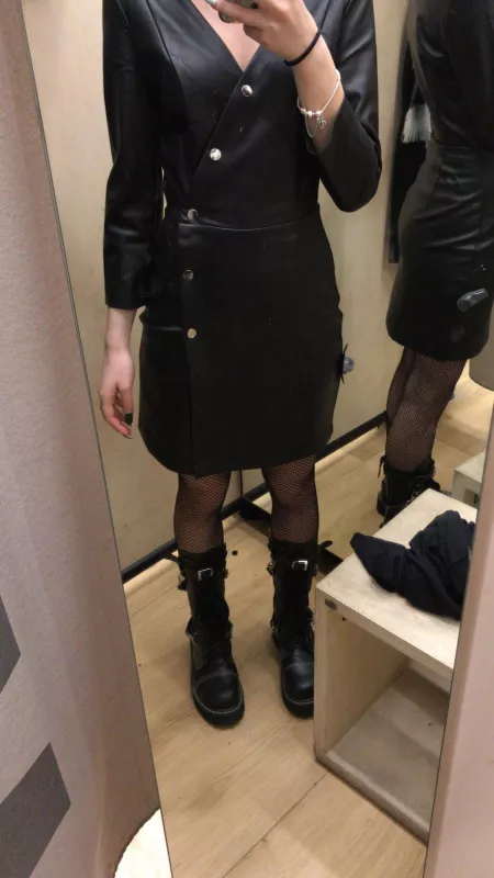 Sexy Leather Dress Supremacy...What would you do to her? by YourGuilt