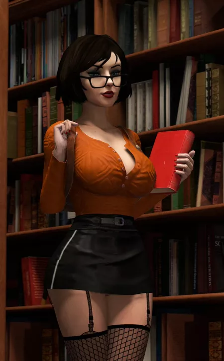 Sexy librarian Liz (Wildy) by ChiefBlubberNuggets