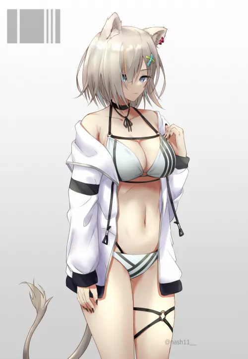 Sexy Lioness (Shishiro Botan, Vtuber) by Ras_Elclare