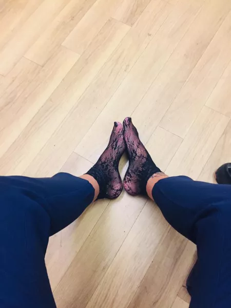 Sexy socks for work 😉🥰❤️❤️ by kokkina_aphrodit