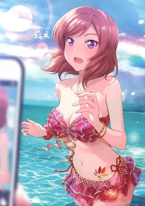 Sexy Tsunmato-Chan (Nishikino Maki, Love Live Series) by Key_Temperature_1845