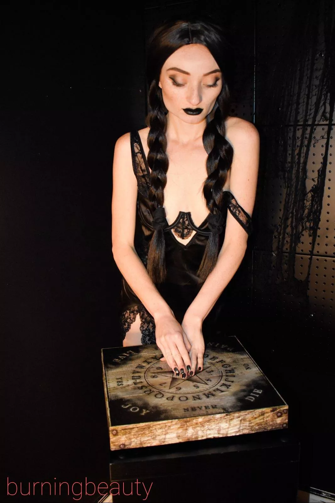 Sexy Wednesday Addams by Mrsburningbeauty posted by theburningbeauty