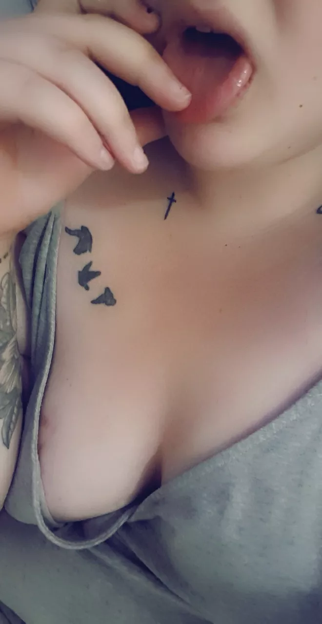 Shall I go for a braless walk tonight? ;) posted by Rixxilea