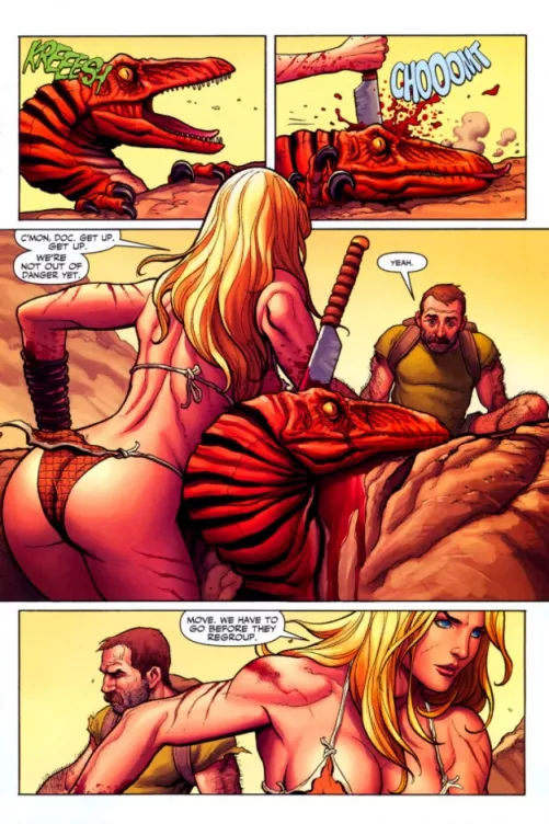 Shanna's Booty [Shanna, the She-Devil (2005) #6] by lordhater1