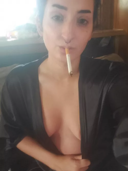 Share a after shower smoke with me by Naughtysuccubus666