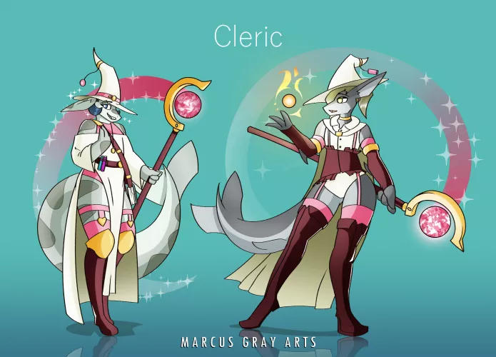 Shark Clerics doodle by Doc-Marcus